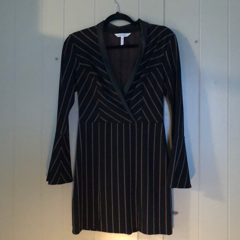 BCBGeneration Pinstripe Mini Dress
